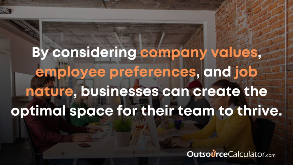 Different Types of Work Environment | Outsource Calculator